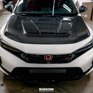 Honda Civic Hood - Seibon - TV-Styler Double Side - Carbon Fiber - 2023+